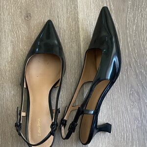 & other stories Black Patent Slingback Heels